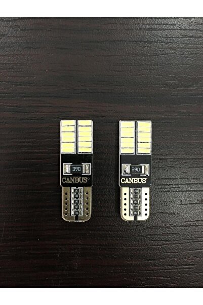 ŞüsCarOto Aksesuar 24 Ledli T10 Dipsiz Beyaz Park Ledi Ampulü 12V Cob Led SMD...