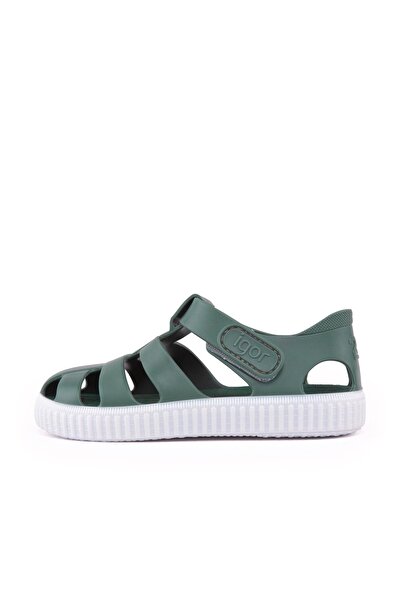 IGOR S10289 Nico Çocuk Salvia Kuru Yeşil Sandalet