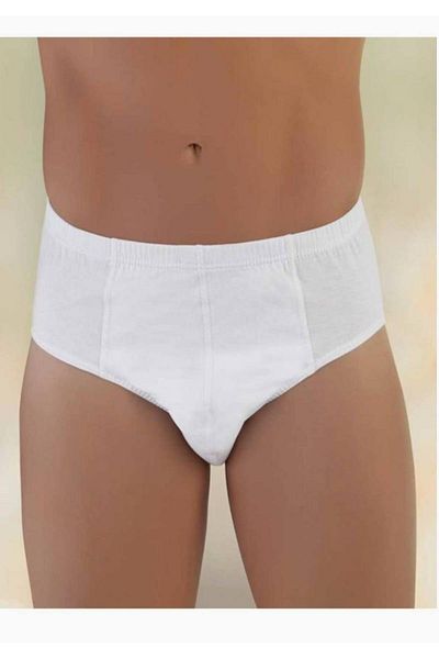 Şahinler Men's White Cotton Classic Men's Slips 6-Piece Economical Pack M New Season