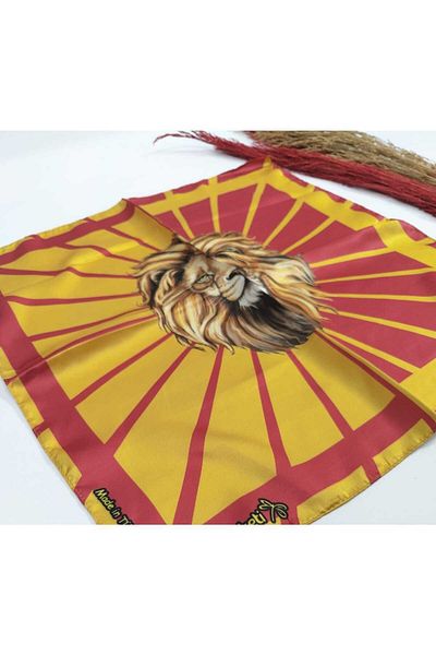 Fular Marketi Fan Patterned Satin Bandana
