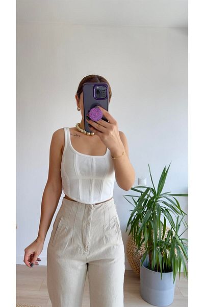 ELİF ÖZOĞLU COLLECTİON White Karol Athlete