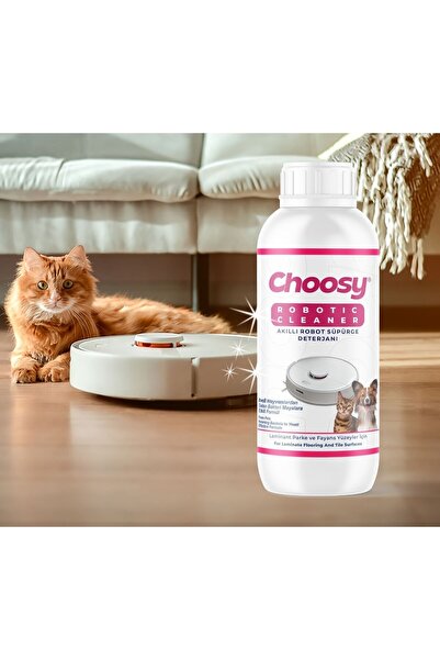 Choosy Robot Süpürge Zemin Temizleyicisi1000 Ml (evcil Hayvanlardan Gelen Bak...