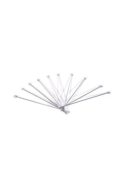 ZENSAN Ömür Boyu Paslanmaz Şiş Seti 10'lu (ADET BOYU 335 MM)