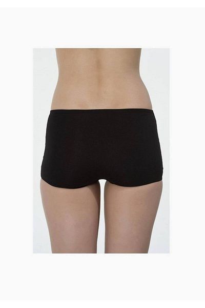 Kom Pantaloni scurți de bază din bumbac pentru femei Chiloți negri Noul sezon (1 bucată economic)