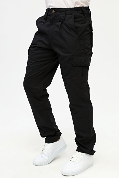 Uniprom Tokyo Model Outdoor Тактични панталони, Тактични панталони, Ripstop плат, черен