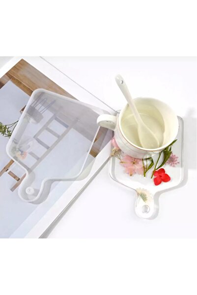 adarya Epoksi Silikon Küçük Ekmek Tahtası ve Sunumluk Tabak Kalıbı