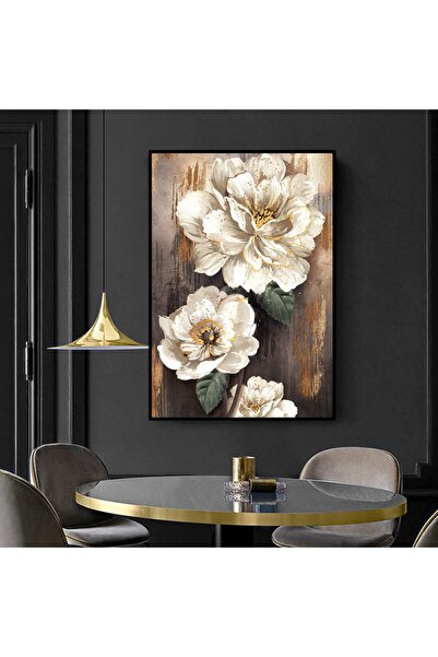 Markazip Siyah Metal Çerçeveli Kanvas Tablo 70x100cm TLH65-K