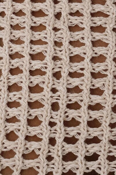 Addax Perlendetaillierte durchbrochene Strickware T3850-c5