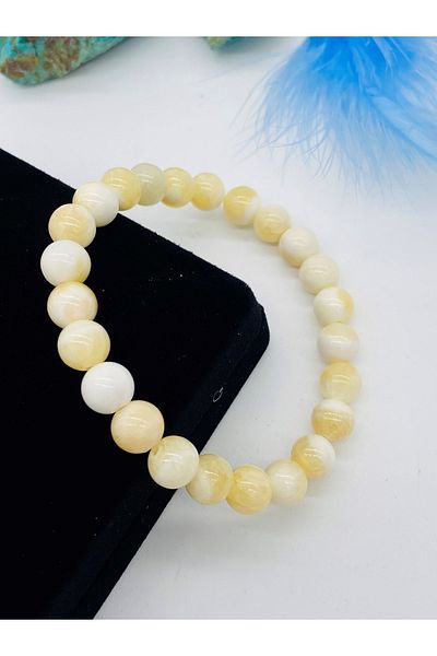 Haremi Calcite Natural Stone Bracelet 8 mm