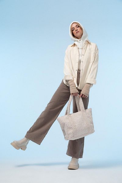 DeFacto Wide Leg Corduroy 100% Cotton Trousers