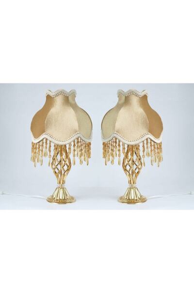 Nettenevime Flower Patterned Velvet Lampshade