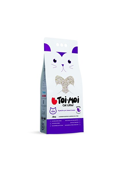 Toi Moi Lavanta Kokulu Sodyum Bentonit Kedi Kumu 10 Kg