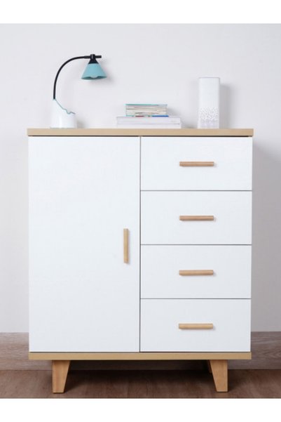 ARTI WOODS 22.4 Cm - Wooden Cabinet Handle, Modern Drawer Handle Plus, Rustic Kitchen Handle
