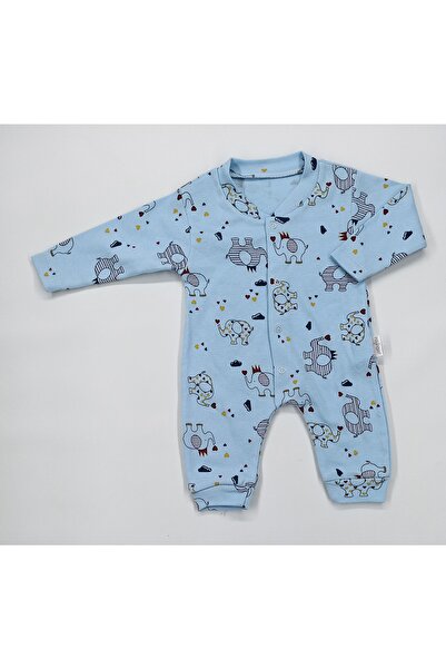 Nayinom Hobbe Baby Elephant Motif Baby Rompers 1-3-6 Months