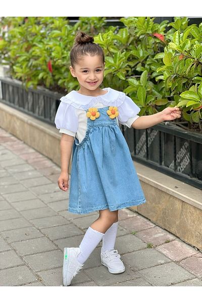 MUMİKİDS Costum pentru fete din denim