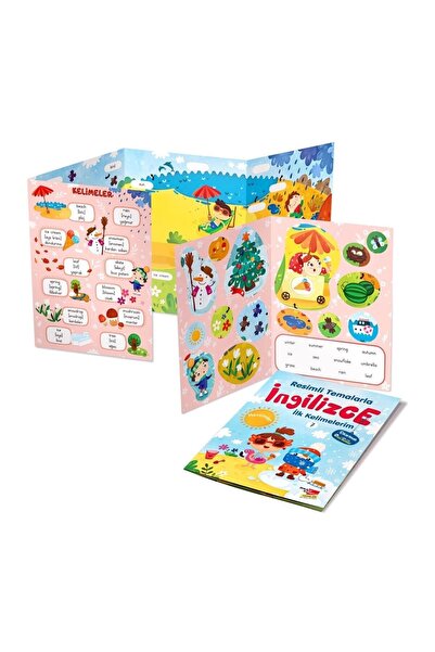 Dikkat Atölyesi Yayınları Resimli Temalarla Ingilizce Ilk Kelimelerim - Mevsi...