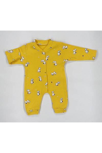 Nayinom Hobbe Baby Dog Motif Baby Rompers 1-3-6 Months