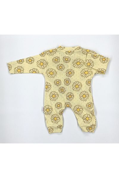 Nayinom Hobbe Baby Daisy Patterned Jumpsuit 1-3-6 Months