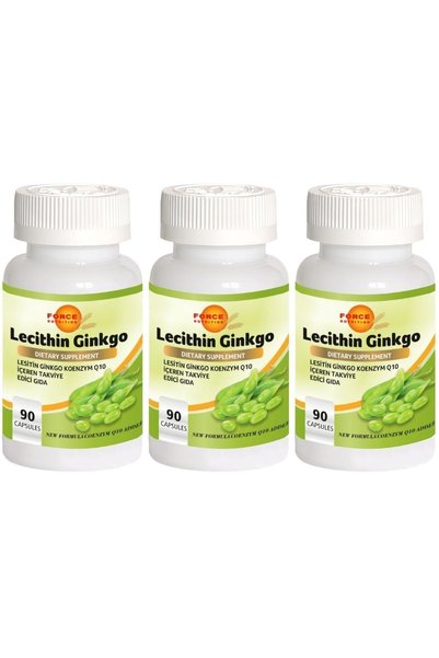 Force Nutrition Ginkgo Coenzyme Q10 - Lecithin 3x90 Capsules