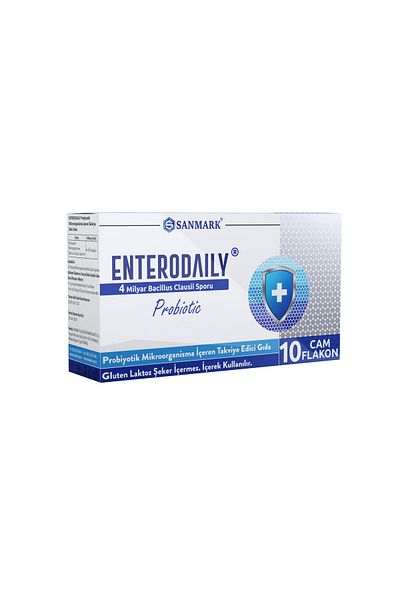 Enterodaily Probiotic Adult Glass Vial - 5mlx10
