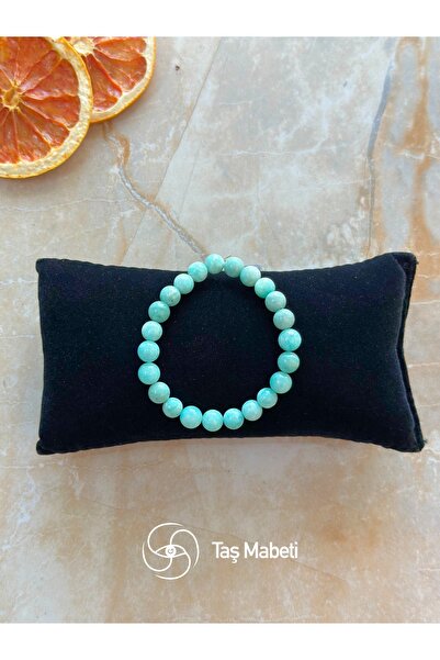 TAŞMABETİ Natural Stone Bracelet with Amazonite Stone |   Elegant Design |   ...