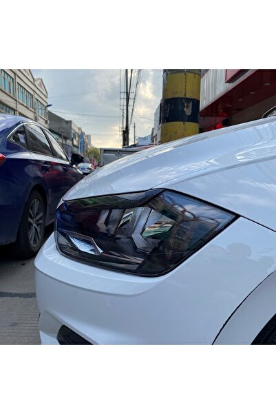 HYM TUNİNG VW Polo MK6 Far Kaşı Piano Black Kaş Parlak Siyah ABS Plastik Tuni...