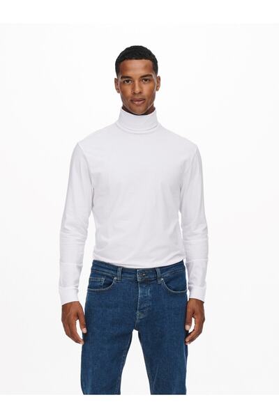 Only & Sons Шарф-хомут ONSMICHAN SLIM LS YUVARLAK YAKA TİŞÖRT