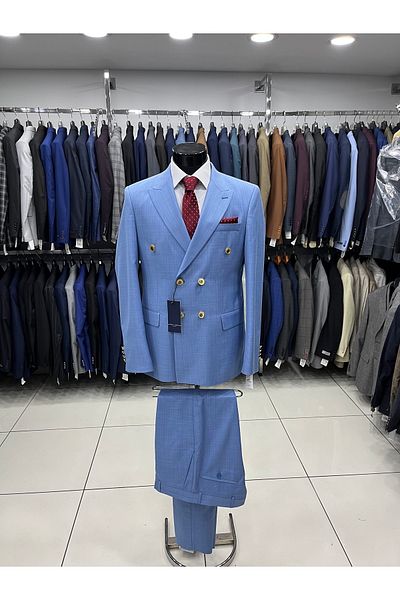 MASSARO Costum Flafil Slimfit la două piept