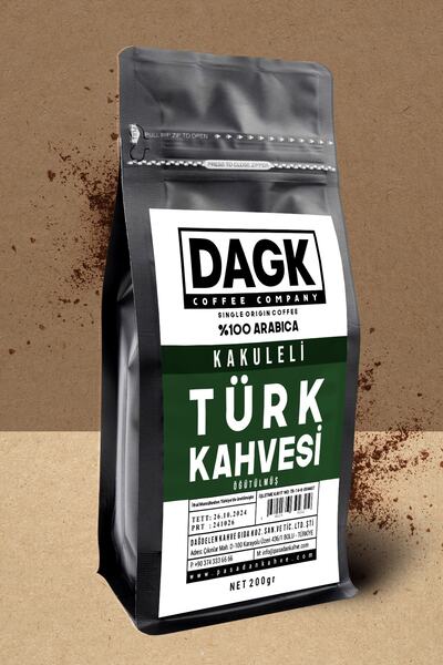 Dagk Kakuleli Türk Kahvesi 200g Öğütülmüş