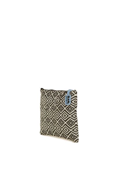 Bagmori White Women's Patterned Portfolio Bag with Hand Holder M000007985
