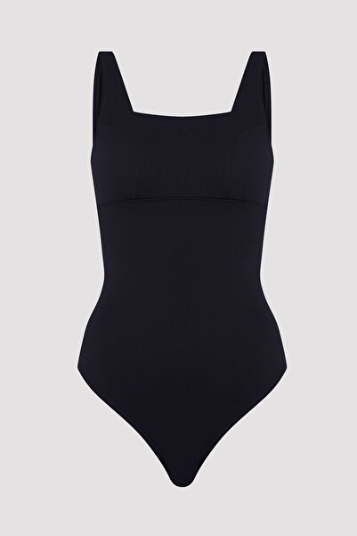 Penti Black Basic Underwire V-Neck Swimsuit