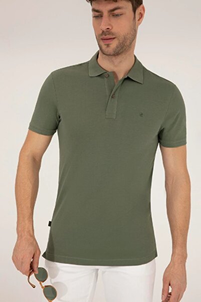 Pierre Cardin Μπλουζάκι Polo Neck Slim Fit Basic T-Shirt