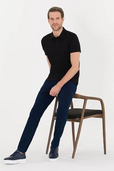 Pierre Cardin Slim Fit Polo Lack Basic T-Shirt
