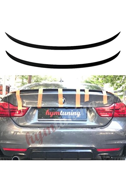 HYM TUNİNG BMW 4 Serisi F36Uyumlu  İnce Spoiler, ABS PLASTİK Piano Black, 420...