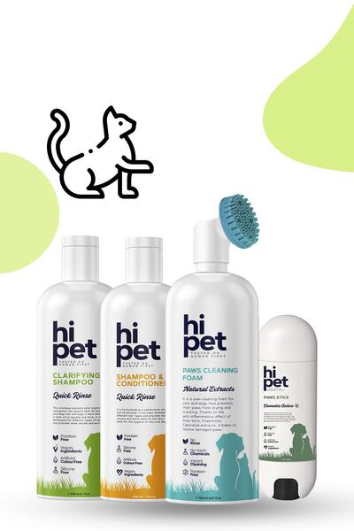 HiPet Kedi Derinlemesine Temizlik Ve Bakım Seti
