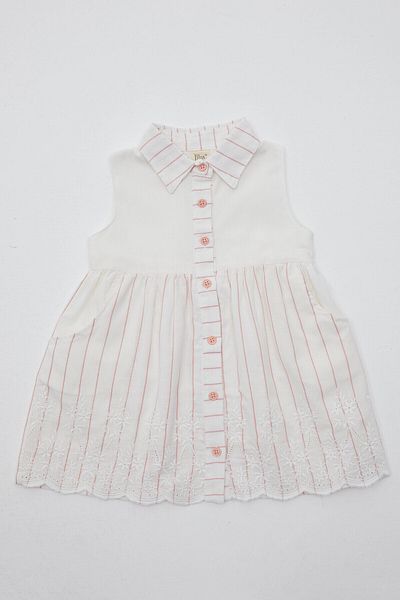 Elefantejr Striped Linen Dress