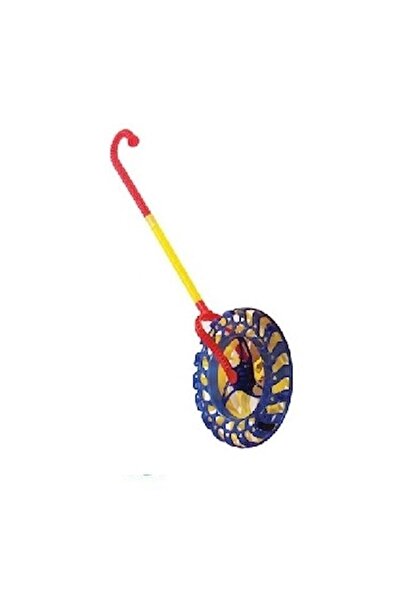 BAYRAKTAR PLASTİK Büyük Boy Sopalı Çınçın Teker 20 Cm Lacivert