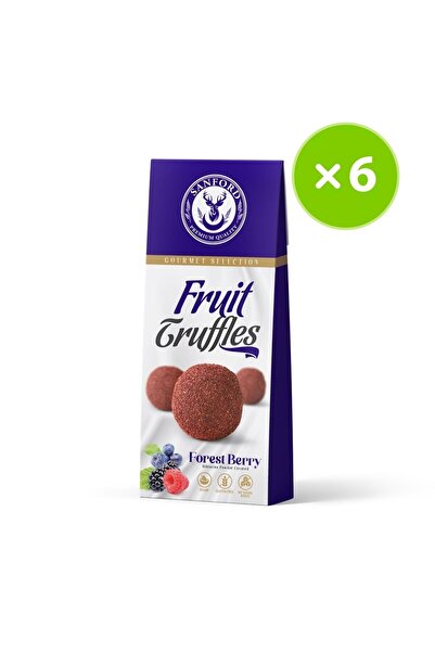 Sanford Fruit Truffles Hibiscus Powder Coated Forest Fruit Ball 80g X 6