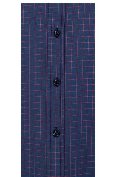 Buenza Soft Ekoe 109 Long Sleeve Slim Fit Shirt-burgundy