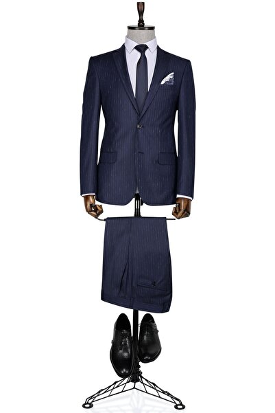 Buenza Mali Slim fit Lacivert Erkek Takım Elbise