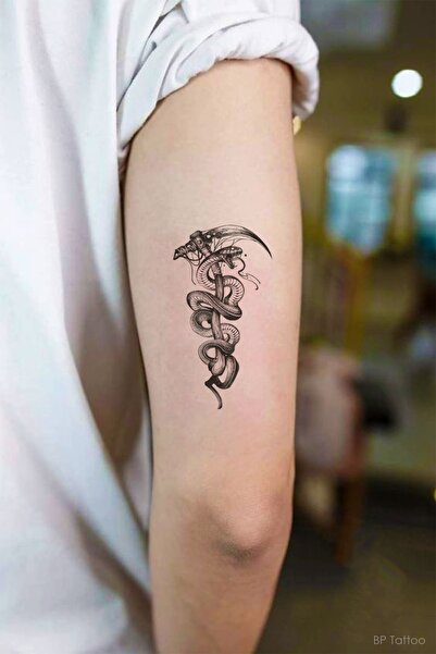 BP Tattoo Reaper Snake Geçici Yılan Dövmesi