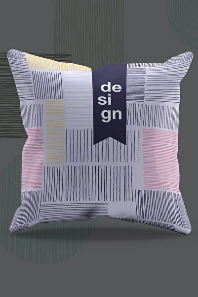 Moud's Двосторонній дизайн з принтом, записний візерунок, замшевий чохол для подушки - PL927