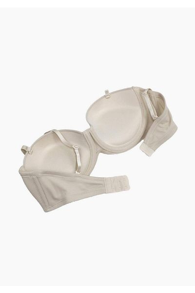 Le Jardin Sutien push up fără bretele micro acoperit pentru femei Ecru Elita Noul sezon