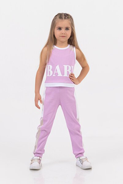 Harika KIDS Girl Child Baby Pattern Mesh Sleeveless Summer Basic Suit 2-5 yea...