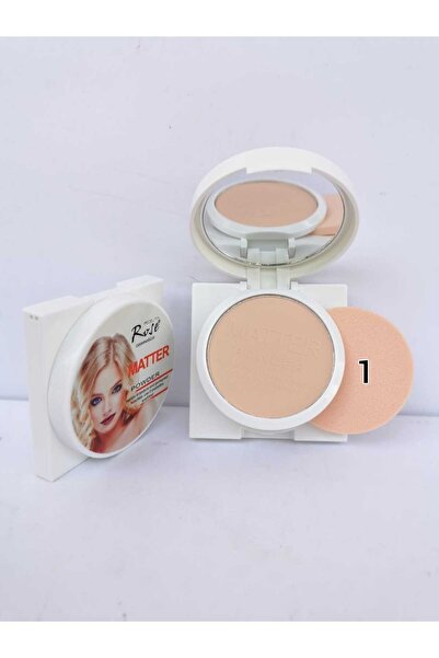AİLY COSMETİCS Rose Aynalı, Süngerli, Matte Pudra