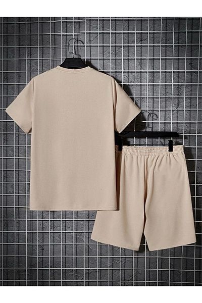 Keywest Men's Brooklyn Printed Summer Shorts T-Shirt Set