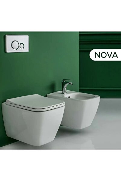 GÜRAL VİT Nova Asma Bide Ayak Lavabosu (BATARYA HARİÇTİR.)