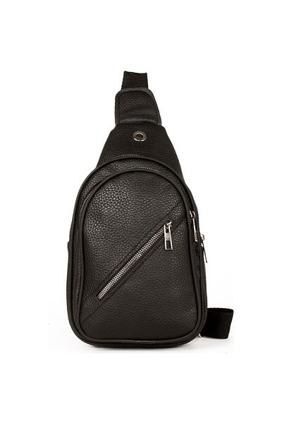 Atılgan Grp Ανδρική τσάντα χιαστί 3 θέσεων με έξοδο USB, σακίδιο πλάτης, μαύρη τσάντα χιαστί