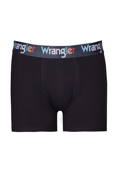 WRANGLER Regular Fit Regular Cut Black Single Boxer