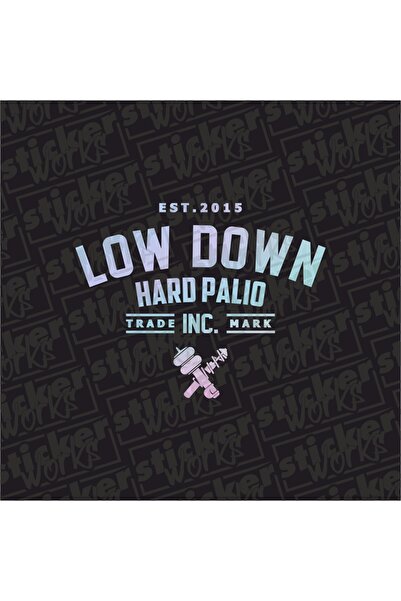 Sticker Works ملصق هولوغرام للزجاج الخلفي من Low Down Hard Palio